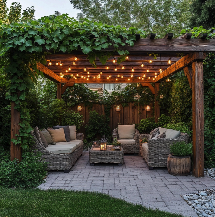 backyard garden in macon